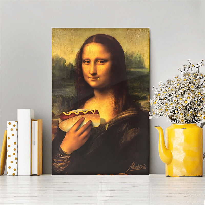 🎨 Hilarious Mona Lisa Print - The Perfect Quirky Bathroom Art! 😂